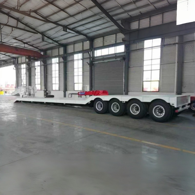 Gooseneck Low-bed Semi-trailer