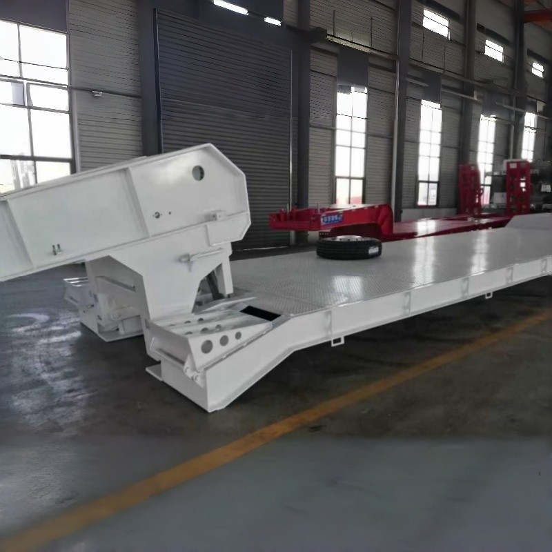 Gooseneck Low-bed Semi-trailer factory